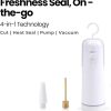 Handheld Vacuum Sealer for Food 4-in-1 Vacuum, Sealer & Thermal Bag Resealer – USB/Battery Powered, Compact Food packing for Home & Travel - Image 2