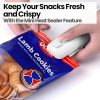 Handheld Vacuum Sealer for Food 4-in-1 Vacuum, Sealer & Thermal Bag Resealer – USB/Battery Powered, Compact Food packing for Home & Travel - Image 3