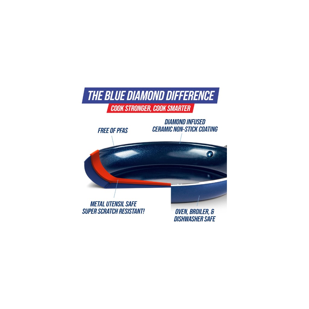 Healthy Cooking with Blue Diamond Skillet